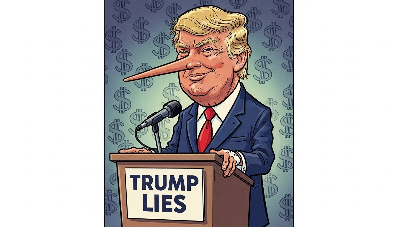Trump lies